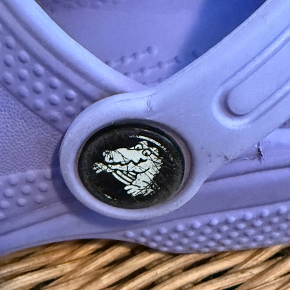 Crocs Kids' Classic Clog Slip-On Lightweight Purple Unisex Sandals Sz C7 - Picture 4 of 8